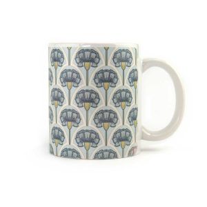 Madrid Claveles Azules Floral Mug