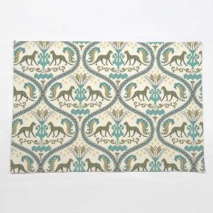 PASCUAL_PLACEMAT-Single jungle tablecloth with jaguars