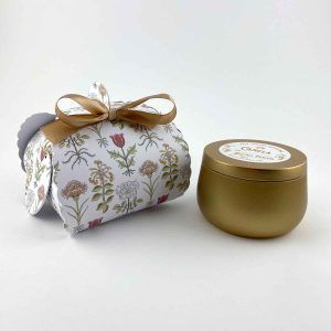 Sofia design vegan candle gift set