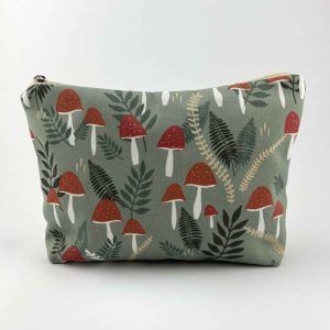 Forest Mushroom Toilet Bag