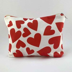 RED HEARTS TOILETRY BAG _ PASCÛAL