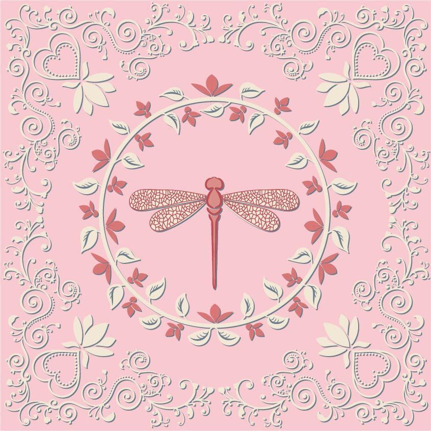 Ilustración de libélula. Proceso de transformación y renacimiento tras el diagnóstico de un cáncer de mama.