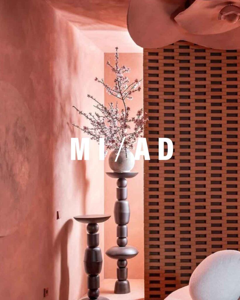 MIAD 2025 @interioristasenaccion presents "Reconstrucción y Esperanza es ante todo un espacio de Reflexión", a space reflecting on human vulnerability, resilience, and solidarity after the DANA catastrophe in Valencia.