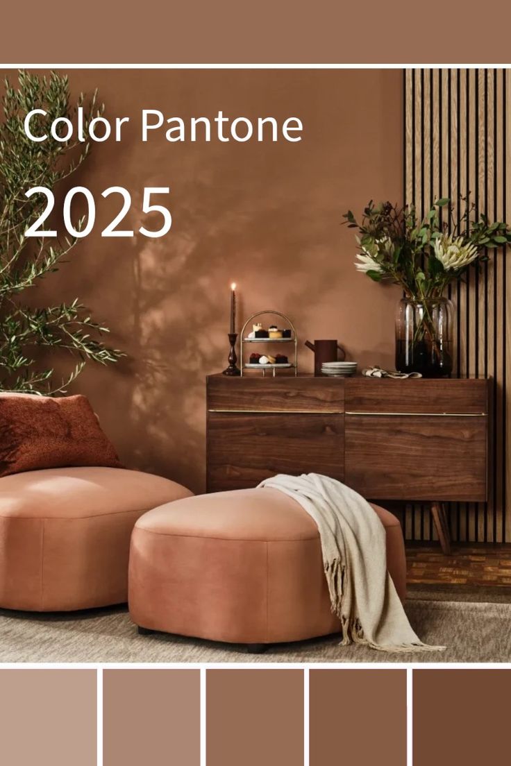 Tendencias de color primavera-verano 2025. Mocha Mousse