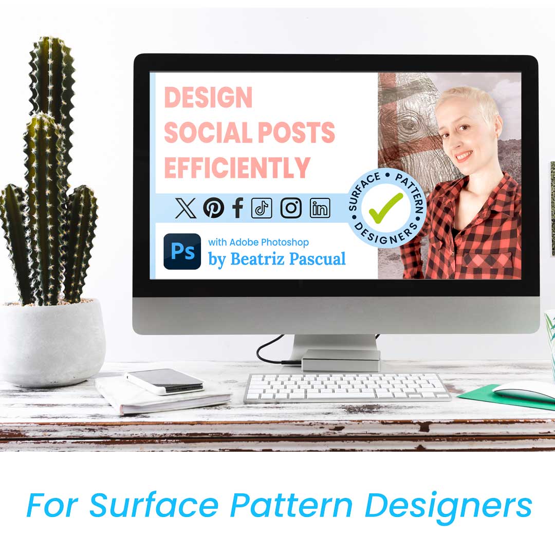 Design social posts efficiently with Adobe Photoshop - Online Class