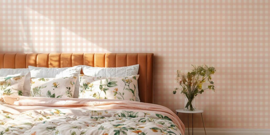 Vichy print design from Beatriz Pascual Studio's 2025 collection.