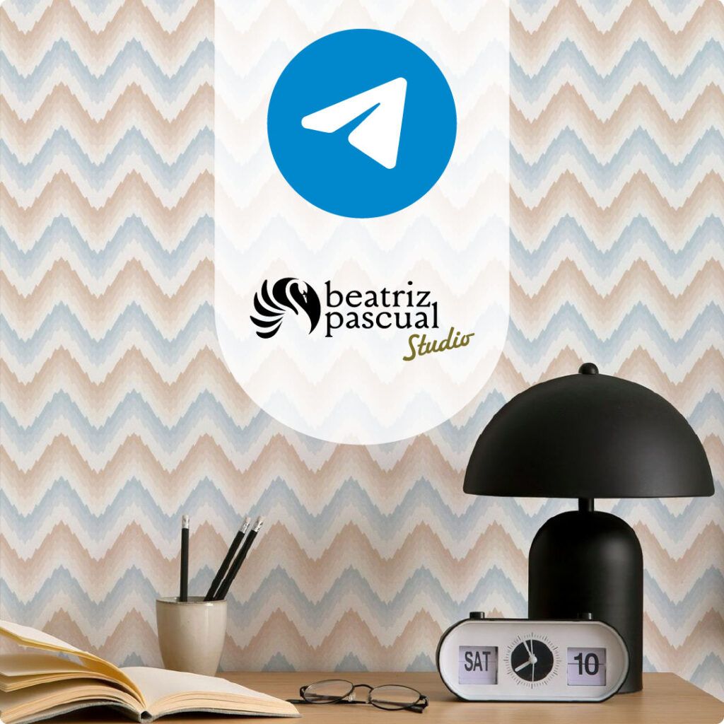 Lanzamiento del nuevo canal de Telegram de diseño de patterns de Beatriz Pascual Studio