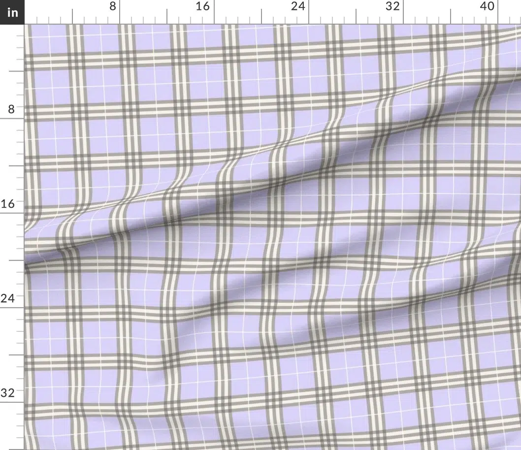 Modern tartan design, reinterpreted from the Tartan Urbanos collection by Beatriz Pascual Studio.