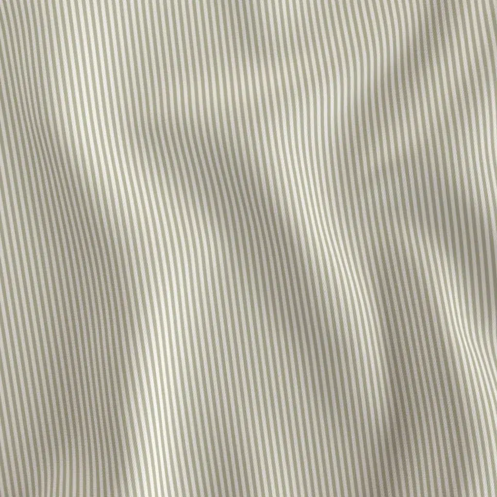 21285172-Fabric in P26010-14 Mini Gentle Meadow Minimal Stripes in Olive Haze & Linen